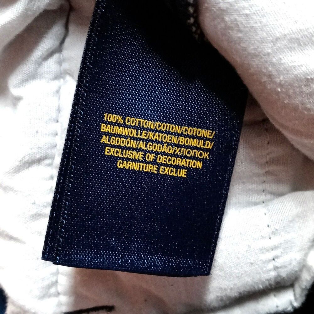 Polo Ralph Lauren Kids Corduroy Pants Size 4/4T Preppy Straight Leg Navy Blue - Picture 7 of 9